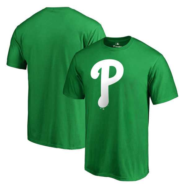 Men's Philadelphia Phillies Fanatics Branded Green Big & Tall St. Patrick's Day White Logo T-Shirt,We sell and wholesale Men's Philadelphia Phillies Fanatics Branded Green Big & Tall St. Patrick's Day White Logo T-Shirt on line form chian!